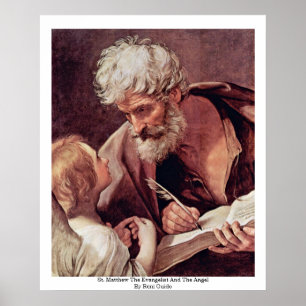 Affiches St Matthew l'évangéliste et l'ange