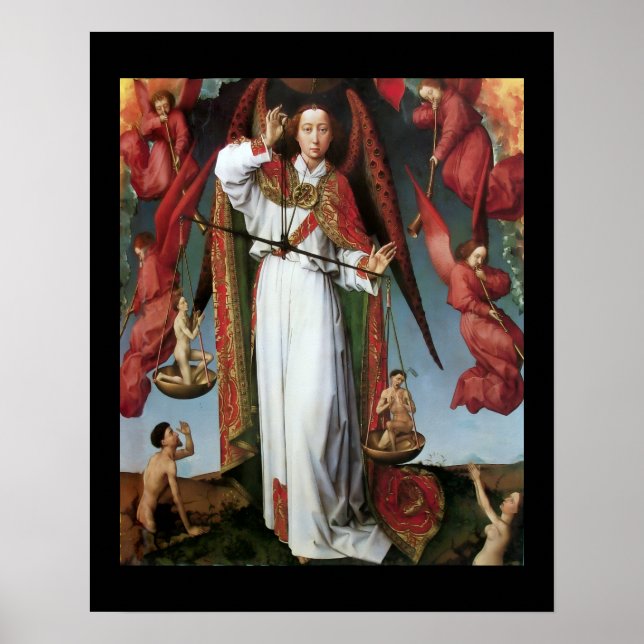 AFFICHES ST. MICHAEL DANS LE DERNIER JUGEMENT (Devant)