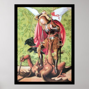 AFFICHES ST. MICHAEL, DRAGON ET JUSTICE