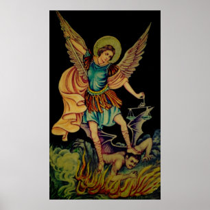 Affiches St. Michael La toile ArchAngel Imprimer