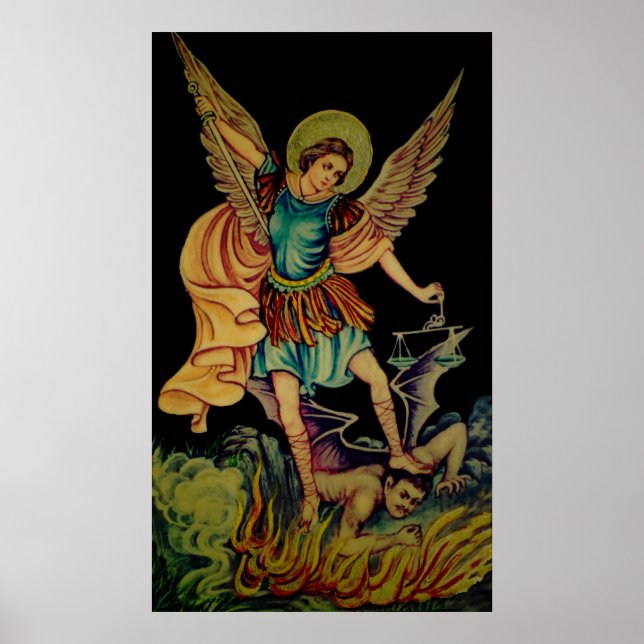 Affiches St. Michael La toile ArchAngel Imprimer (Devant)
