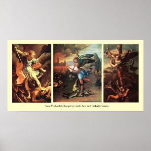 Affiches St MICHAEL L'ARCHANGEL COLLECTION D'ART FIN