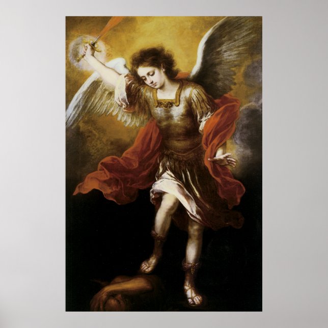 Affiches St Michael par Murillo (Devant)