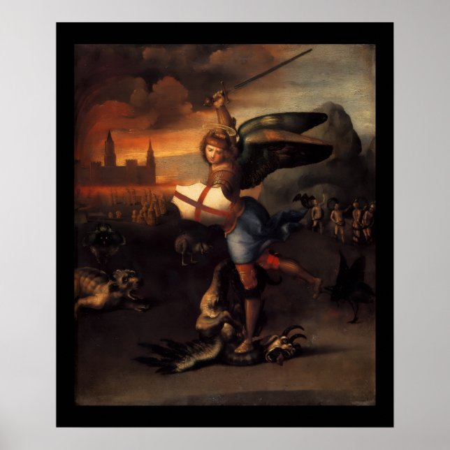 Affiches St MICHEL ET LE DRAGON (Devant)