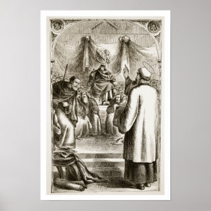 Affiches St Patrick prêchant chez Tara, 'du trias Thu