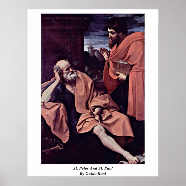 Affiches St. Peter And St. Paul By Guido Reni (Devant)