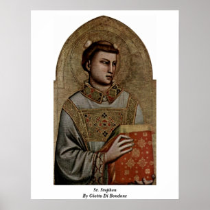 Affiches St. Stephen By Giotto Di Bondone