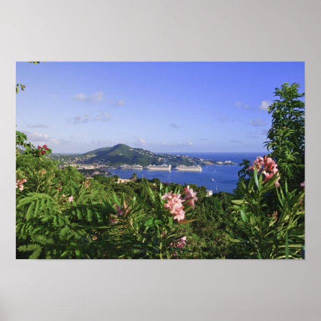 Affiches St. Thomas, îles Vierges américaines. Charlotte (Devant)