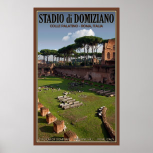 Affiches Stade Domitien sur le mont Palatine