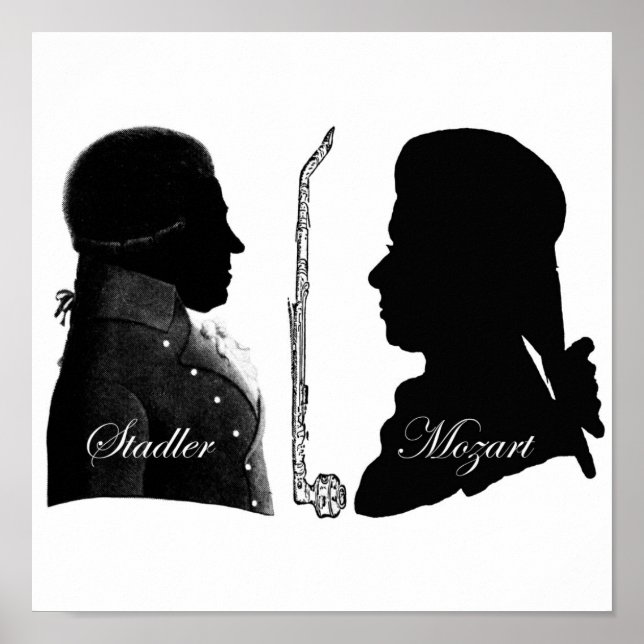 Affiches Stadler et Mozart Clarinet (Devant)