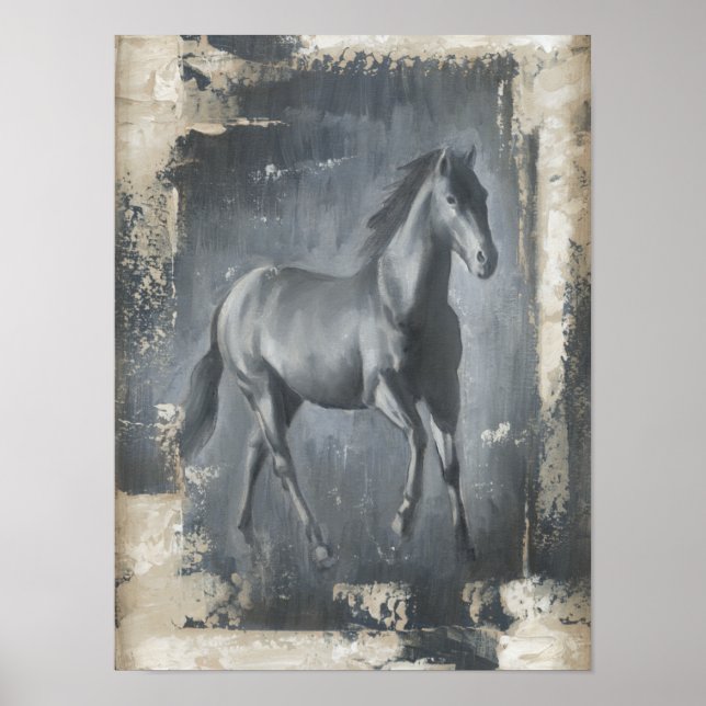 Affiches Stallion noir (Devant)