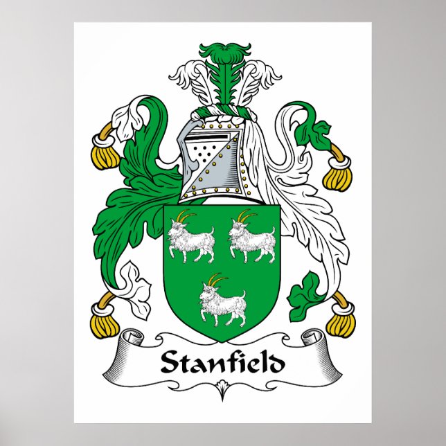 Affiches Stanfield Family Crest (Devant)