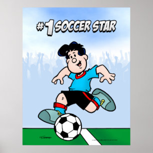 Affiches Star du football