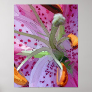 Affiches Stargazer Lily Digital Painting