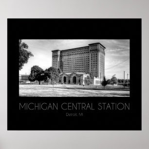 Affiches Station de central du Michigan