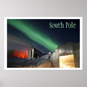 Affiches Station de recherche Amundsen-Scott, Antarctique