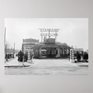 Affiches Station de remplissage des années 1920