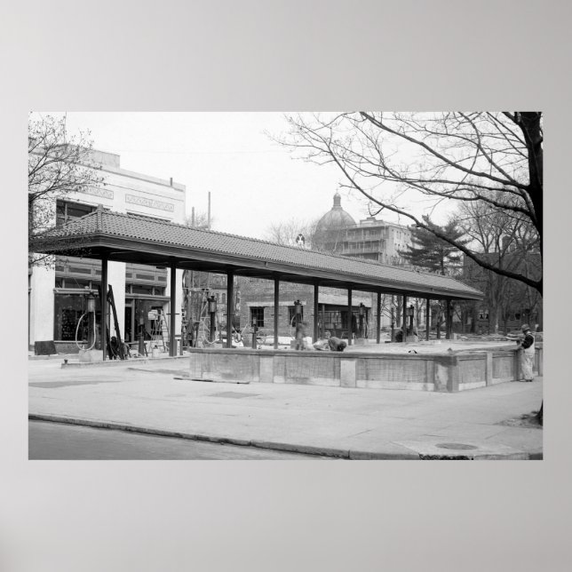 Affiches Station-service DC, 1921 (Devant)