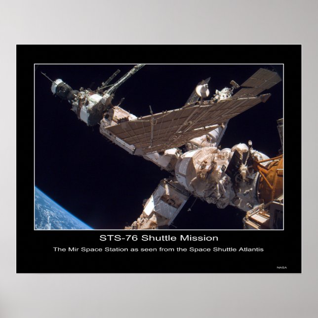 Affiches Station spatiale Mir (Devant)
