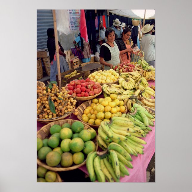 Affiches Stationnement de fruits et légumes (Devant)