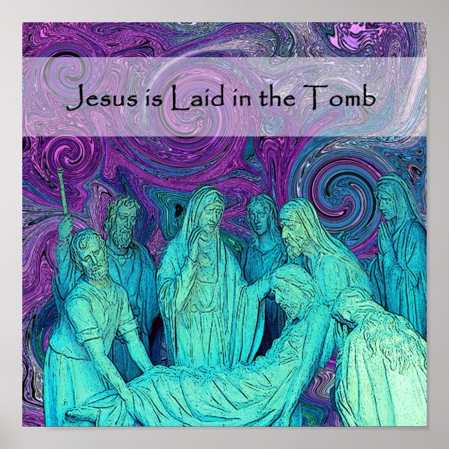 Affiches Stations de la Croix 14 (Devant)