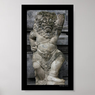 Affiches Statue balinaise