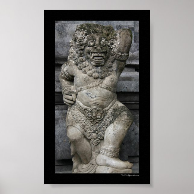Affiches Statue balinaise (Devant)