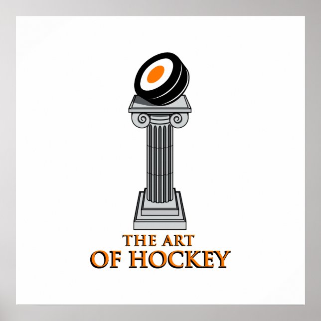 Affiches Statue de hockey (Devant)