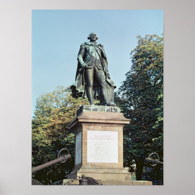 Affiches Statue de Jean François de Galaup (Devant)