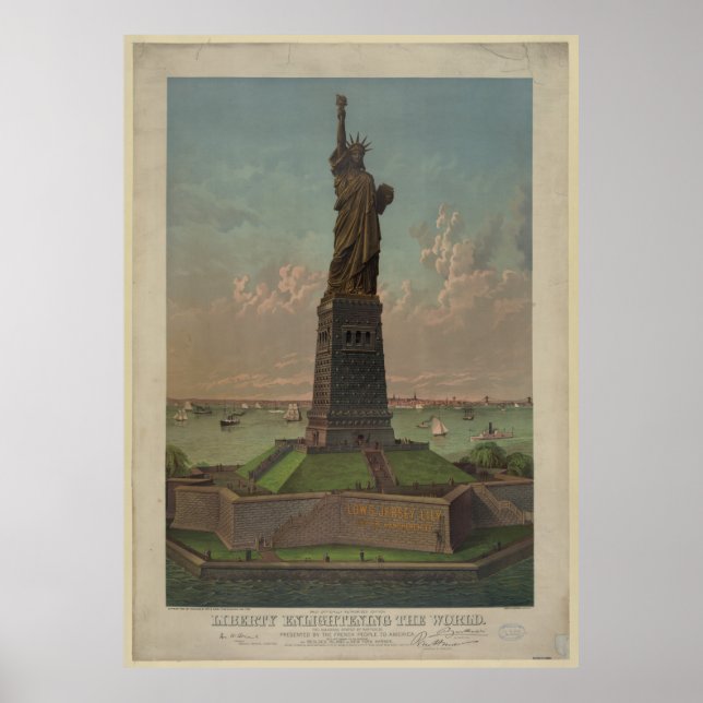 Affiches Statue de la Liberté (Devant)