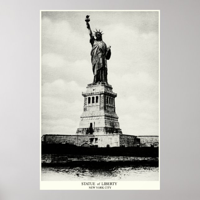 Affiches Statue de la Liberté de 1898 (Devant)