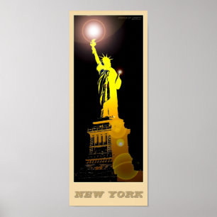 Affiches Statue de la Liberté de New York - 01 - Travel Pos