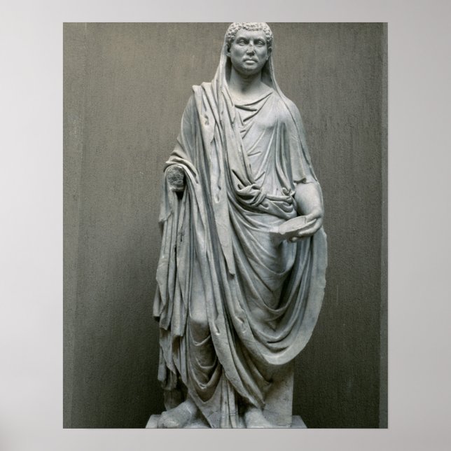 Affiches Statue de l'empereur Maxentius (306-312 après J.-C (Devant)
