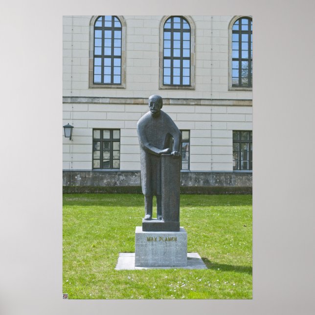 Affiches Statue de Max Planck à Berlin (Devant)