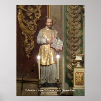 Affiches Statue de Saint Ignace de Loyola