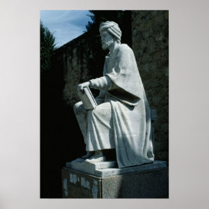 Affiches Statue des Averroes