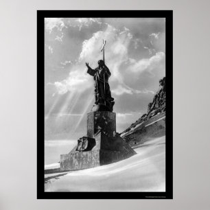 Affiches Statue du Christ dans les Andes 1904