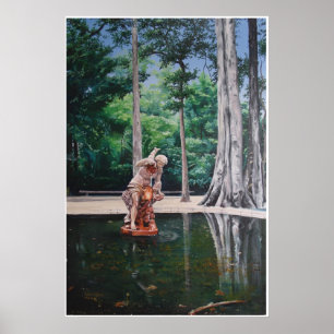 Affiches Statue en Jardin de Botanica, Rio de Janeiro