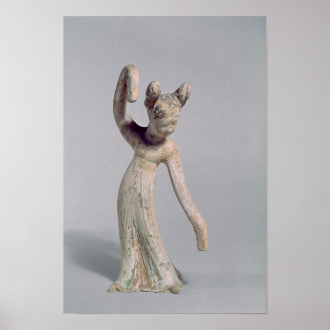 Affiches Statue funéraire d'une danseuse, dynastie Tang (Devant)