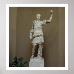 Affiches Statue of the Emperor Trajan (53-117 AD) (marble)