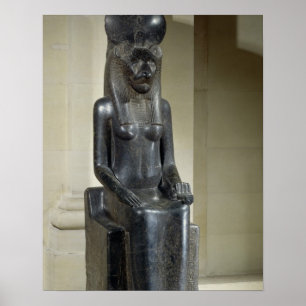 Affiches Statue of the lion-headed goddess Sekhmet, from th