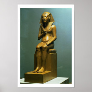 Affiches Statue posée d'un pharaon, nouveau royaume