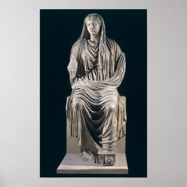 Affiches Statue posthume de Livia de Velleia (Devant)