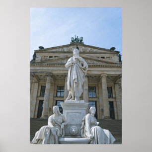 Affiches Statue Schiller à Berlin