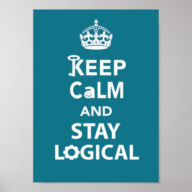 Affiches Stay Logical (Devant)