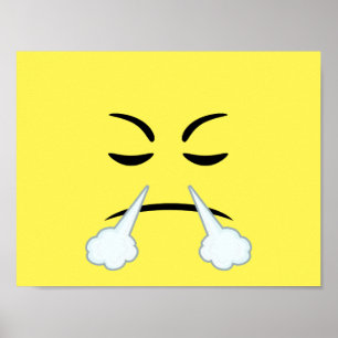 Affiches Steaming Emoji