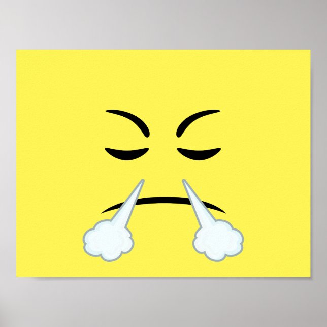 Affiches Steaming Emoji (Devant)