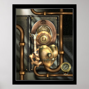 Affiches Steampunk au coeur