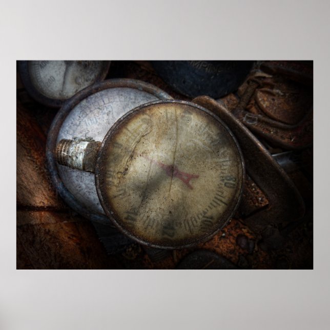 Affiches Steampunk - Jauge à vendre (Devant)