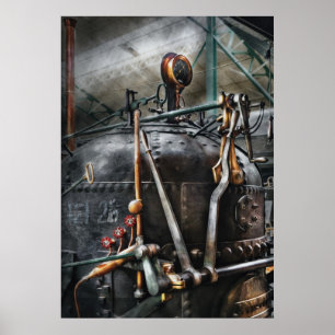 Affiches Steampunk - la machine à vapeur